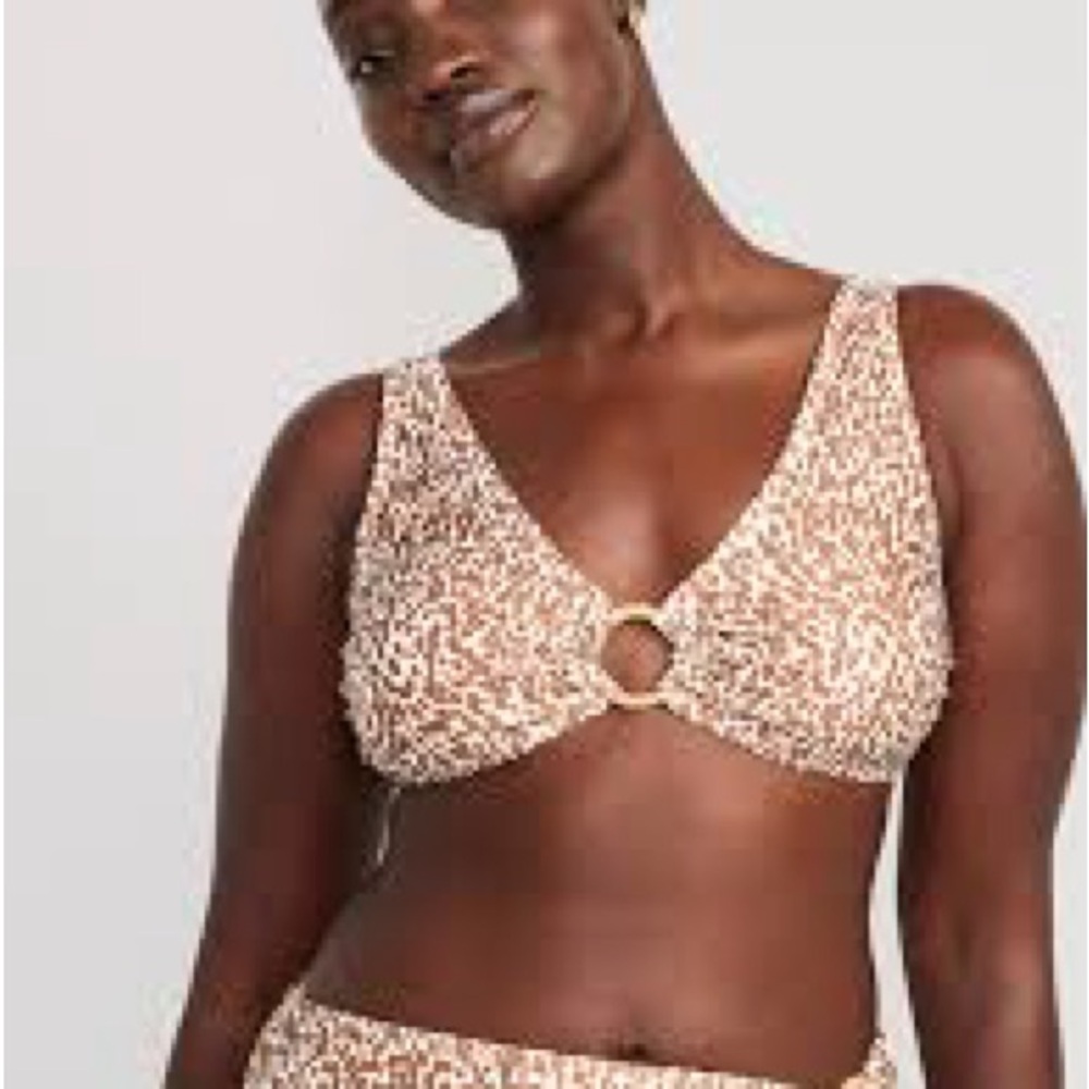 Spot Print O-Ring Bikini Set